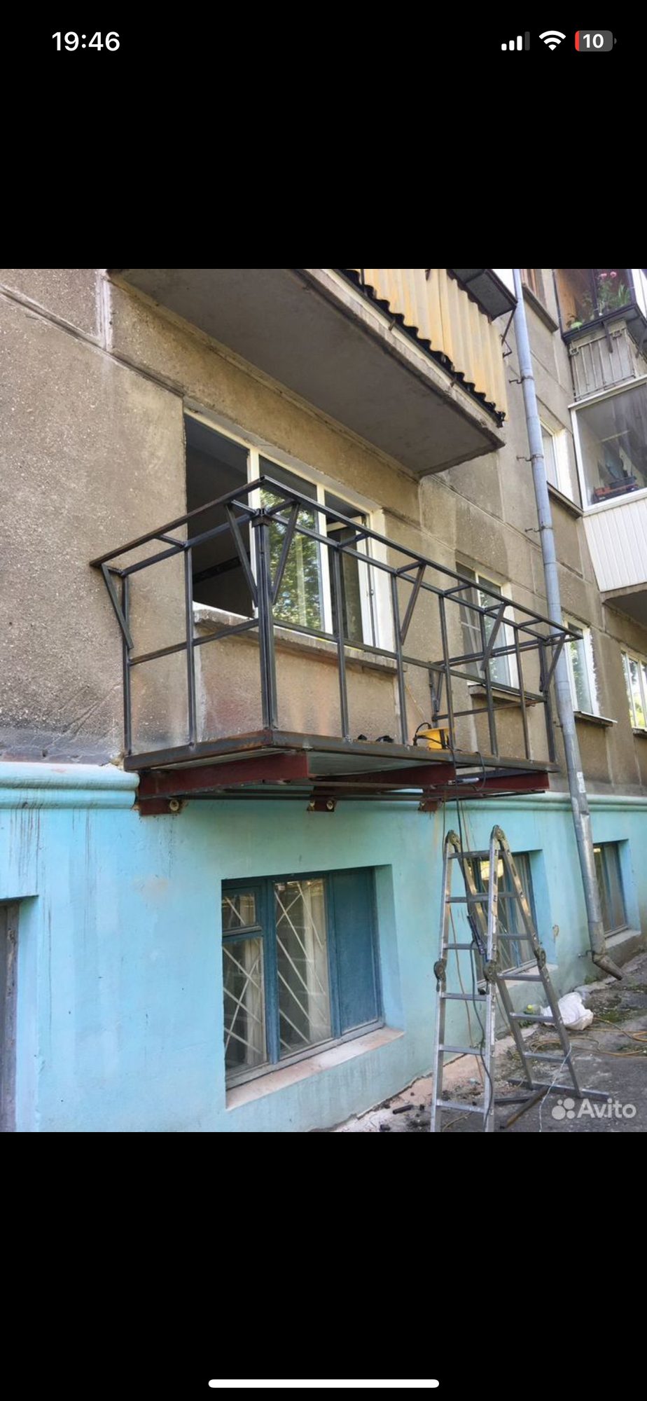 Вынос пола и усиление парапета